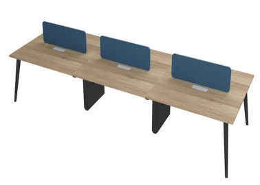 MFC Materials 4 Pax Modular Office Workstation , Office Staff Desk Customized Size