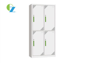 KD Structure 4 Door Steel Locker , Office Staff Clothes Cabinet Modern Design