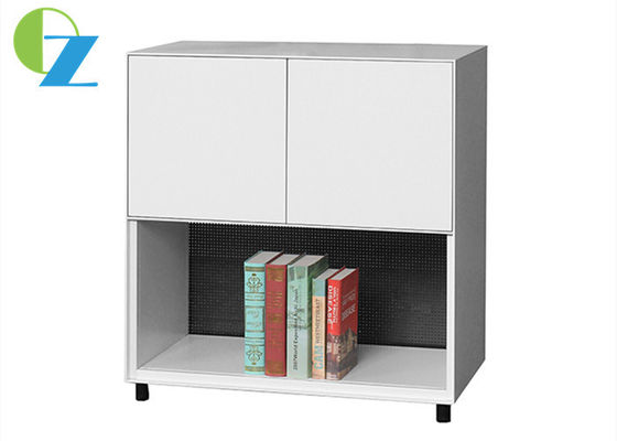 Slim Edge Steel Modular Cabinet Multiple Tier With Swing Door Open Shelf