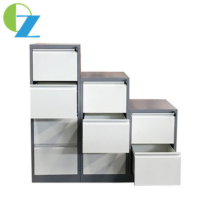 Assembled 3 Layer Steel Office Vertical File Cabinet Metal Drawer Units