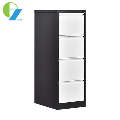 Office Furniture 4 Drawer Steel Filing Cabinet With Partition In Drawers K/D Structure