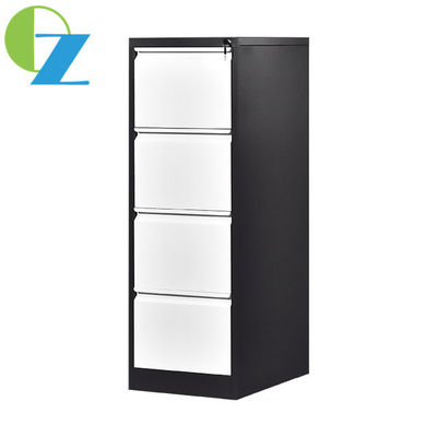 Office Furniture 4 Drawer Steel Filing Cabinet With Partition In Drawers K/D Structure