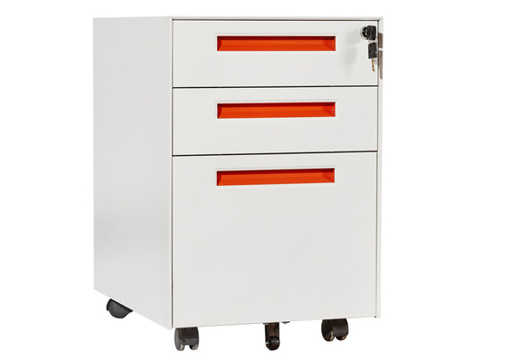 Non KD H620mm Mobile Pedestal Cabinet Cold Rolling Steel Plate